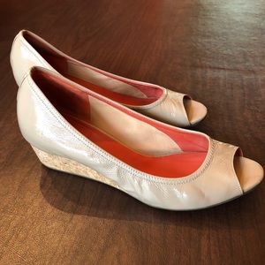 $$REDUCED!!! Cole Haan patent leather wedge